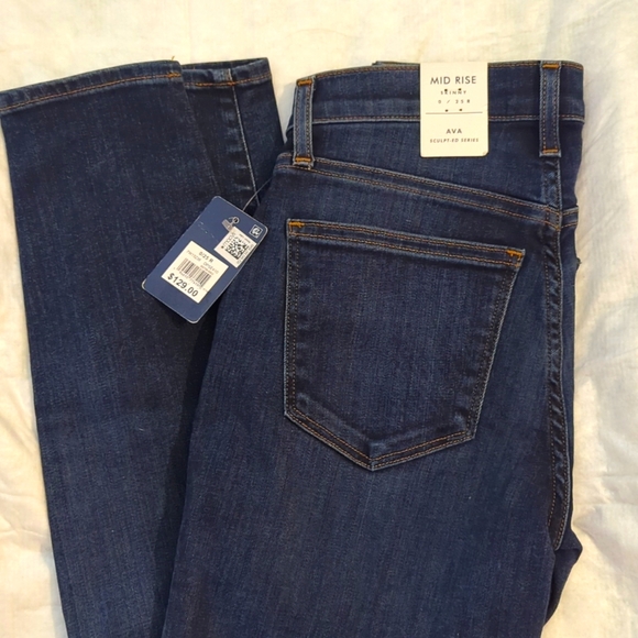 LUCKY BRAND Jeans 0/25 Mid Skinny NWT - Picture 1 of 8